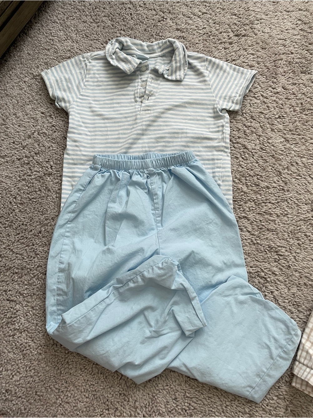 Edgehill Collection Light Blue & White Kids Matching Set